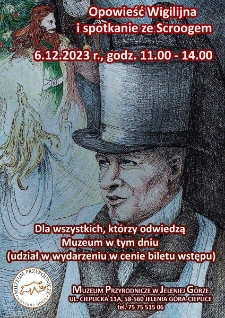 Opowieść Wigilijna i spokanie ze Scroogem - plakat [Dokument życia społecznego]