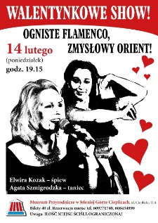 Walentynkowe show! Ogniste flamenco, zmysłowy orient! - plakat [Dokument życia społecznego]