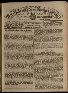 Der Bote aus dem Riesen-Gebirge : Zeitung für alle Stände, R. 108, 1920, nr 7