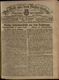 Der Bote aus dem Riesen-Gebirge : Zeitung für alle Stände, R. 108, 1920, nr 12