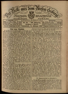 Der Bote aus dem Riesen-Gebirge : Zeitung für alle Stände, R. 108, 1920, nr 38