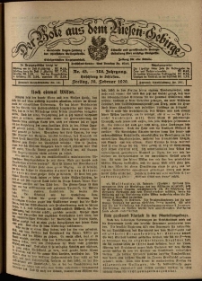 Der Bote aus dem Riesen-Gebirge : Zeitung für alle Stände, R. 108, 1920, nr 43