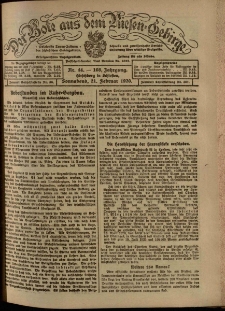 Der Bote aus dem Riesen-Gebirge : Zeitung für alle Stände, R. 108, 1920, nr 44