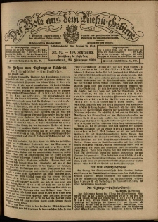 Der Bote aus dem Riesen-Gebirge : Zeitung für alle Stände, R. 108, 1920, nr 50