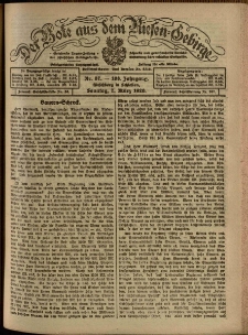 Der Bote aus dem Riesen-Gebirge : Zeitung für alle Stände, R. 108, 1920, nr 57