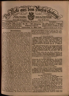 Der Bote aus dem Riesen-Gebirge : Zeitung für alle Stände, R. 108, 1920, nr 60