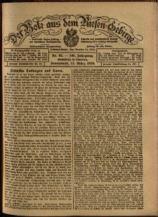 Der Bote aus dem Riesen-Gebirge : Zeitung für alle Stände, R. 108, 1920, nr 62