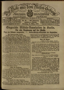 Der Bote aus dem Riesen-Gebirge : Zeitung für alle Stände, R. 108, 1920, nr 63