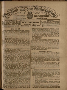 Der Bote aus dem Riesen-Gebirge : Zeitung für alle Stände, R. 108, 1920, nr 69