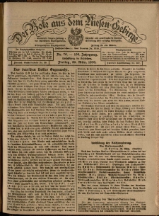 Der Bote aus dem Riesen-Gebirge : Zeitung für alle Stände, R. 108, 1920, nr 70