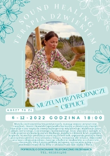 Sound healing - terapia dźwiękiem - plakat [Dokument życia społecznego]