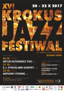 XVI Krokus Jazz Festiwal - plakat [Dokument życia społecznego]