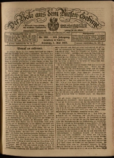 Der Bote aus dem Riesen-Gebirge : Zeitung für alle Stände, R. 108, 1920, nr 100