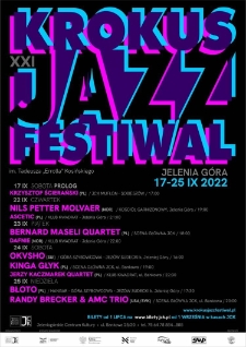 XXI Krokus Jazz Festiwal - plakat [Dokument życia społecznego]