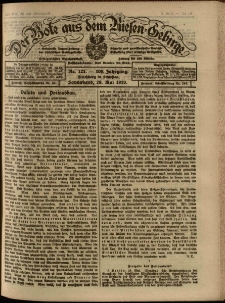 Der Bote aus dem Riesen-Gebirge : Zeitung für alle Stände, R. 108, 1920, nr 121