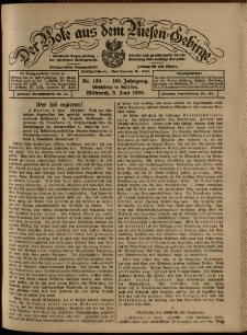 Der Bote aus dem Riesen-Gebirge : Zeitung für alle Stände, R. 108, 1920, nr 130