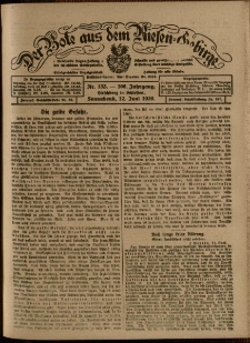 Der Bote aus dem Riesen-Gebirge : Zeitung für alle Stände, R. 108, 1920, nr 133