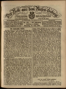 Der Bote aus dem Riesen-Gebirge : Zeitung für alle Stände, R. 108, 1920, nr 135