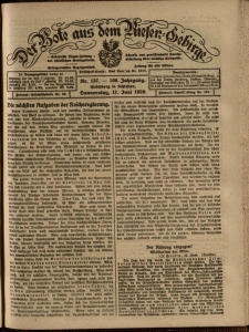 Der Bote aus dem Riesen-Gebirge : Zeitung für alle Stände, R. 108, 1920, nr 137