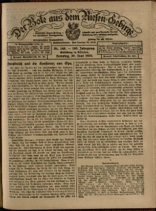 Der Bote aus dem Riesen-Gebirge : Zeitung für alle Stände, R. 108, 1920, nr 140