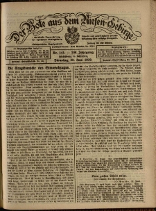 Der Bote aus dem Riesen-Gebirge : Zeitung für alle Stände, R. 108, 1920, nr 141