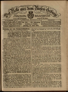 Der Bote aus dem Riesen-Gebirge : Zeitung für alle Stände, R. 108, 1920, nr 144