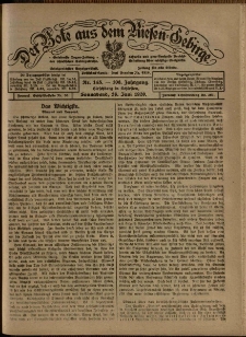 Der Bote aus dem Riesen-Gebirge : Zeitung für alle Stände, R. 108, 1920, nr 145