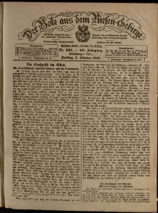 Der Bote aus dem Riesen-Gebirge : Zeitung für alle Stände, R. 107, 1919, nr 231