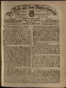 Der Bote aus dem Riesen-Gebirge : Zeitung für alle Stände, R. 107, 1919, nr 241