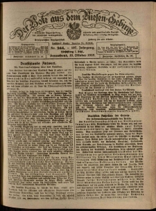 Der Bote aus dem Riesen-Gebirge : Zeitung für alle Stände, R. 107, 1919, nr 244