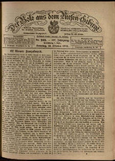 Der Bote aus dem Riesen-Gebirge : Zeitung für alle Stände, R. 107, 1919, nr 245