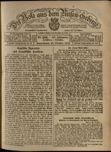 Der Bote aus dem Riesen-Gebirge : Zeitung für alle Stände, R. 107, 1919, nr 250