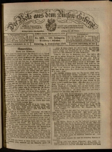 Der Bote aus dem Riesen-Gebirge : Zeitung für alle Stände, R. 107, 1919, nr 257