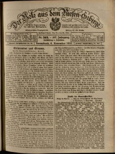 Der Bote aus dem Riesen-Gebirge : Zeitung für alle Stände, R. 107, 1919, nr 262