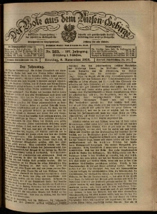 Der Bote aus dem Riesen-Gebirge : Zeitung für alle Stände, R. 107, 1919, nr 263