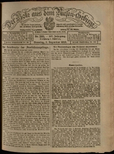 Der Bote aus dem Riesen-Gebirge : Zeitung für alle Stände, R. 107, 1919, nr 281