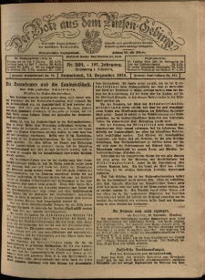 Der Bote aus dem Riesen-Gebirge : Zeitung für alle Stände, R. 107, 1919, nr 291