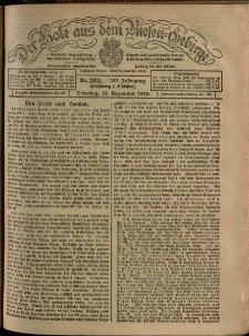 Der Bote aus dem Riesen-Gebirge : Zeitung für alle Stände, R. 107, 1919, nr 293