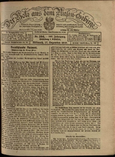 Der Bote aus dem Riesen-Gebirge : Zeitung für alle Stände, R. 107, 1919, nr 294