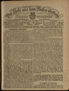 Der Bote aus dem Riesen-Gebirge : Zeitung für alle Stände, R. 107, 1919, nr 303