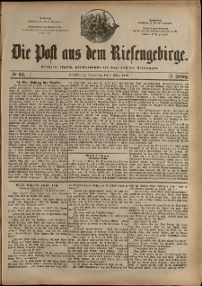 Die Post aus dem Riesengebirge, 1886, nr 53