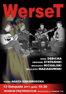 Werset - plakat [Dokument życia społecznego]