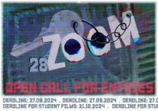 28. Zoom : open call for entries - ulotka [Dokument życia społecznego]