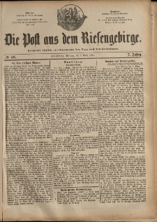 Die Post aus dem Riesengebirge, 1886, nr 56