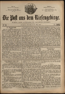 Die Post aus dem Riesengebirge, 1886, nr 59