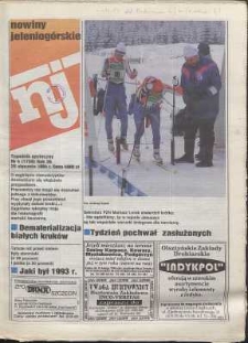 Nowiny Jeleniogórskie : tygodnik społeczny, R. 36, 1994, nr 4 (1759)