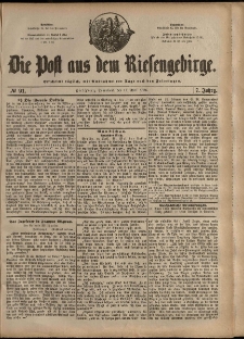 Die Post aus dem Riesengebirge, 1886, nr 91