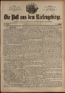 Die Post aus dem Riesengebirge, 1886, nr 103