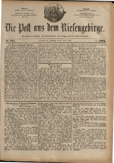 Die Post aus dem Riesengebirge, 1886, nr 120