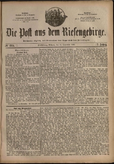 Die Post aus dem Riesengebirge, 1886, nr 215